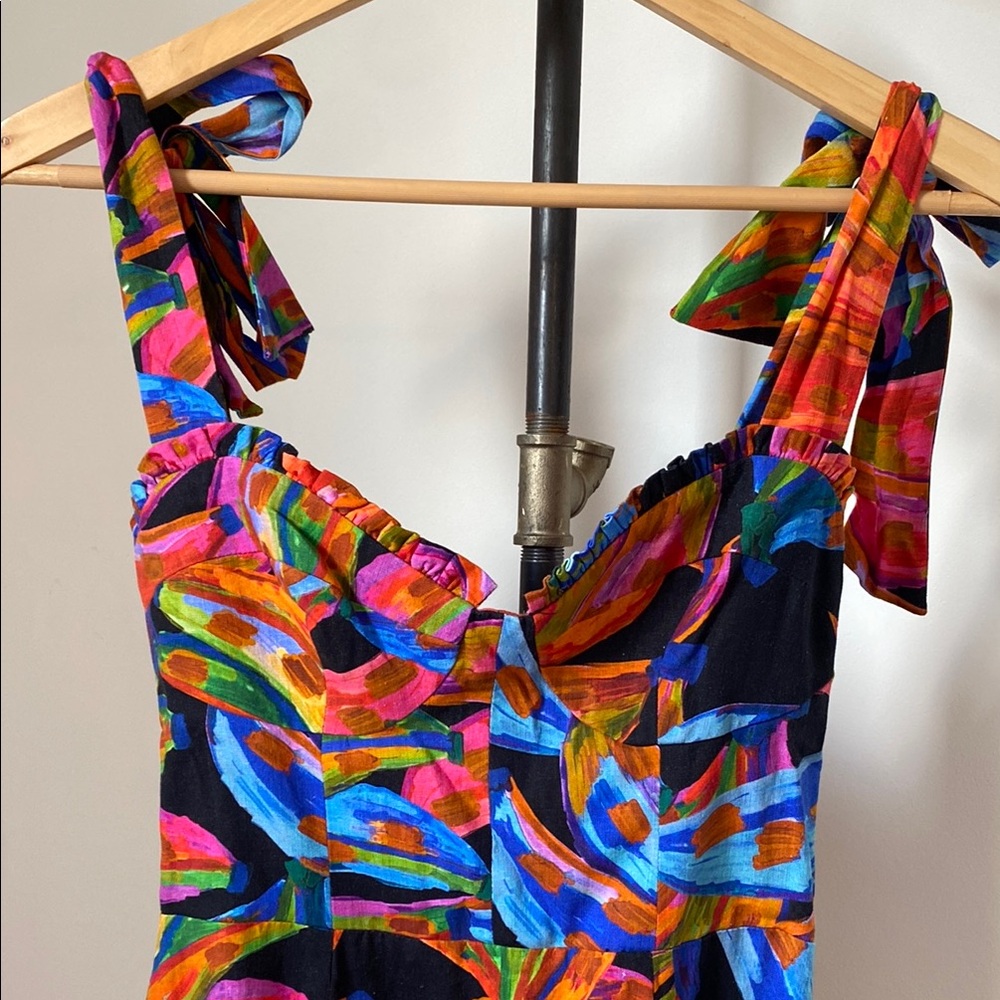 FARM Rio Colorful Tropical Mini Dress - Picture 2 of 5